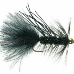 Umpqua G.B. Crystal Bugger Rubberleg Black #6