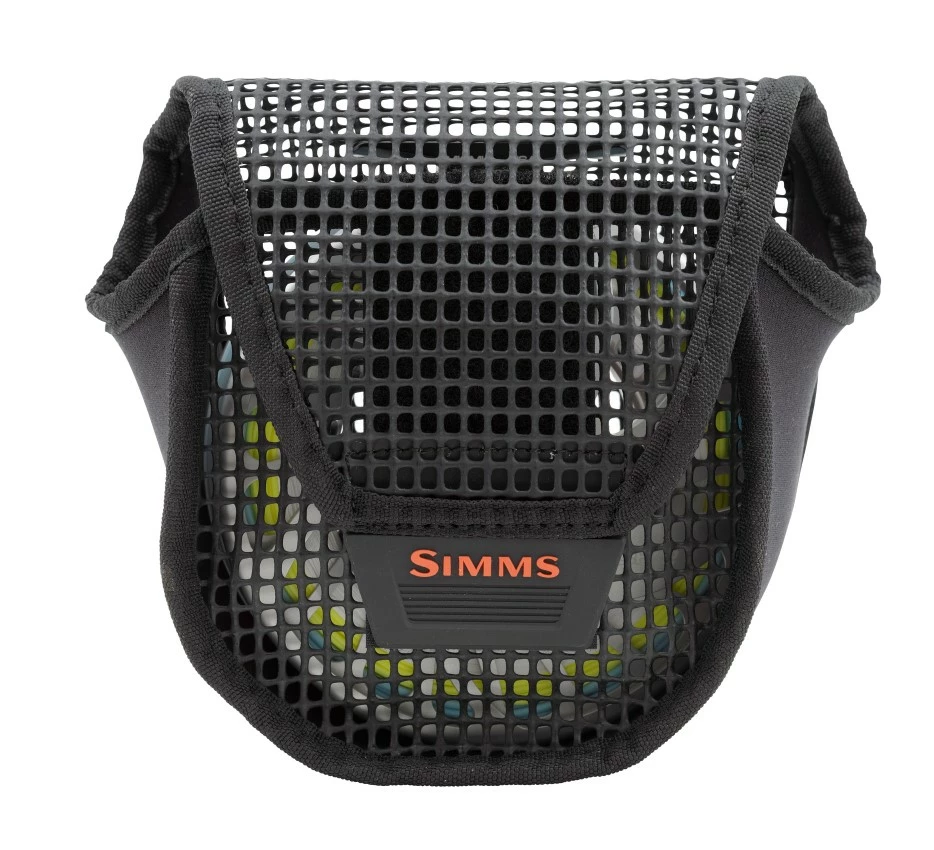 Simms Mesh Reel Pouch Black Large 3 Simms Mesh Reel Pouch Black Large