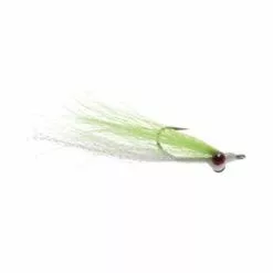 Umpqua Clouser Minnow Chartreuse/ White #6
