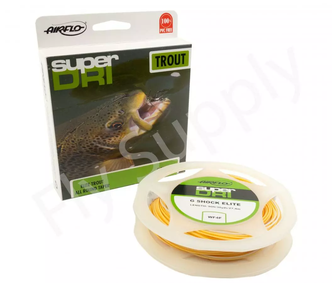 Airflo G Shock Super Dri WF Elite Floating Peach Fly Line 3 Airflo G Shock Super Dri WF Elite Floating Peach Fly Line