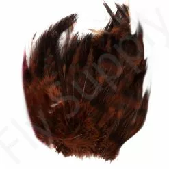Barred Neck Hackle Feathers -Rod Tubes Verkoopwinkel Barred Neck Hackle Feathers BARNECKHACK X brown