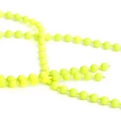 Bauer Bead Chain Eyes Medium 4mm -Rod Tubes Verkoopwinkel Bauer Bead Chain Eyes Medium 4mm CB11 XXX fluo yellow