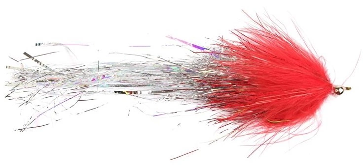 Bauer’s Red Marabou Monster Dumbell Eye #2 3 Bauer’s Red Marabou Monster Dumbell Eye #2