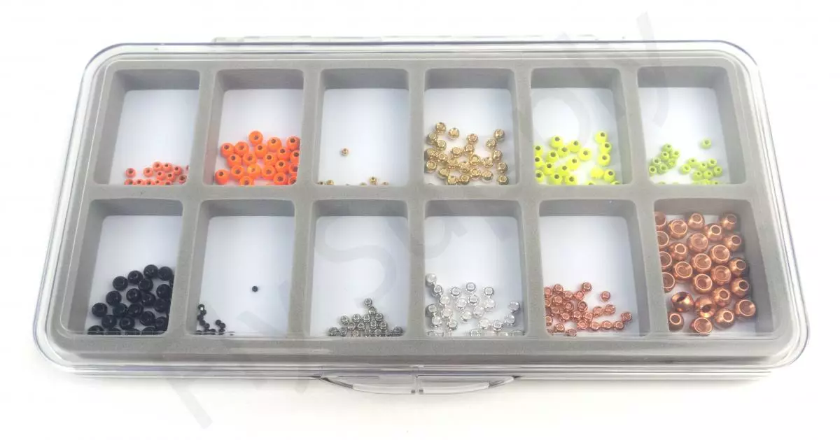 Brass Bead Set Complete 300pc With Box 3 Brass Bead Set Complete 300pc With Box