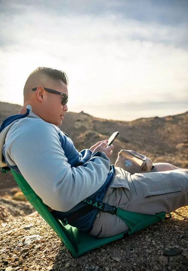 Crazy Creek The Chair Smokey Blue/Black 10 Crazy Creek The Chair Smokey Blue/Black - Afbeelding 8