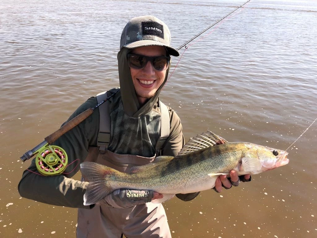 Wiggle Tail Fluo White Trout & Perch Streamer #8 6 Wiggle Tail Fluo White Trout & Perch Streamer #8 - Afbeelding 4