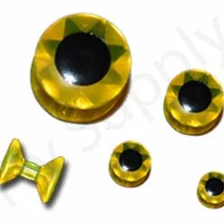 Diamond Fish Eyes 16 Diamond Fish Eyes -Rod Tubes Verkoopwinkel Diamond Fish Eyes DIAMONDEYES XXX diamond geel 2