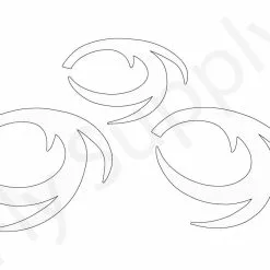 Dragon Tails XXL 3pc Original Pacchiarini’s -Rod Tubes Verkoopwinkel Dragon Tails XXL 3pc Original Pacchiarinis FSTYING DTXXL X foto dragon tail xxl white