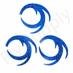 Dragon Tails XXL 3pc Original Pacchiarini’s -Rod Tubes Verkoopwinkel Dragon Tails XXL 3pc Original Pacchiarinis FSTYING DTXXL X holographic blue