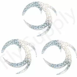 Dragon Tails XXL 3pc Original Pacchiarini’s -Rod Tubes Verkoopwinkel Dragon Tails XXL 3pc Original Pacchiarinis FSTYING DTXXL X holographic silver