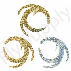 Dragon Tails XXL 3pc Original Pacchiarini’s -Rod Tubes Verkoopwinkel Dragon Tails XXL 3pc Original Pacchiarinis FSTYING DTXXL X holographic silver fold