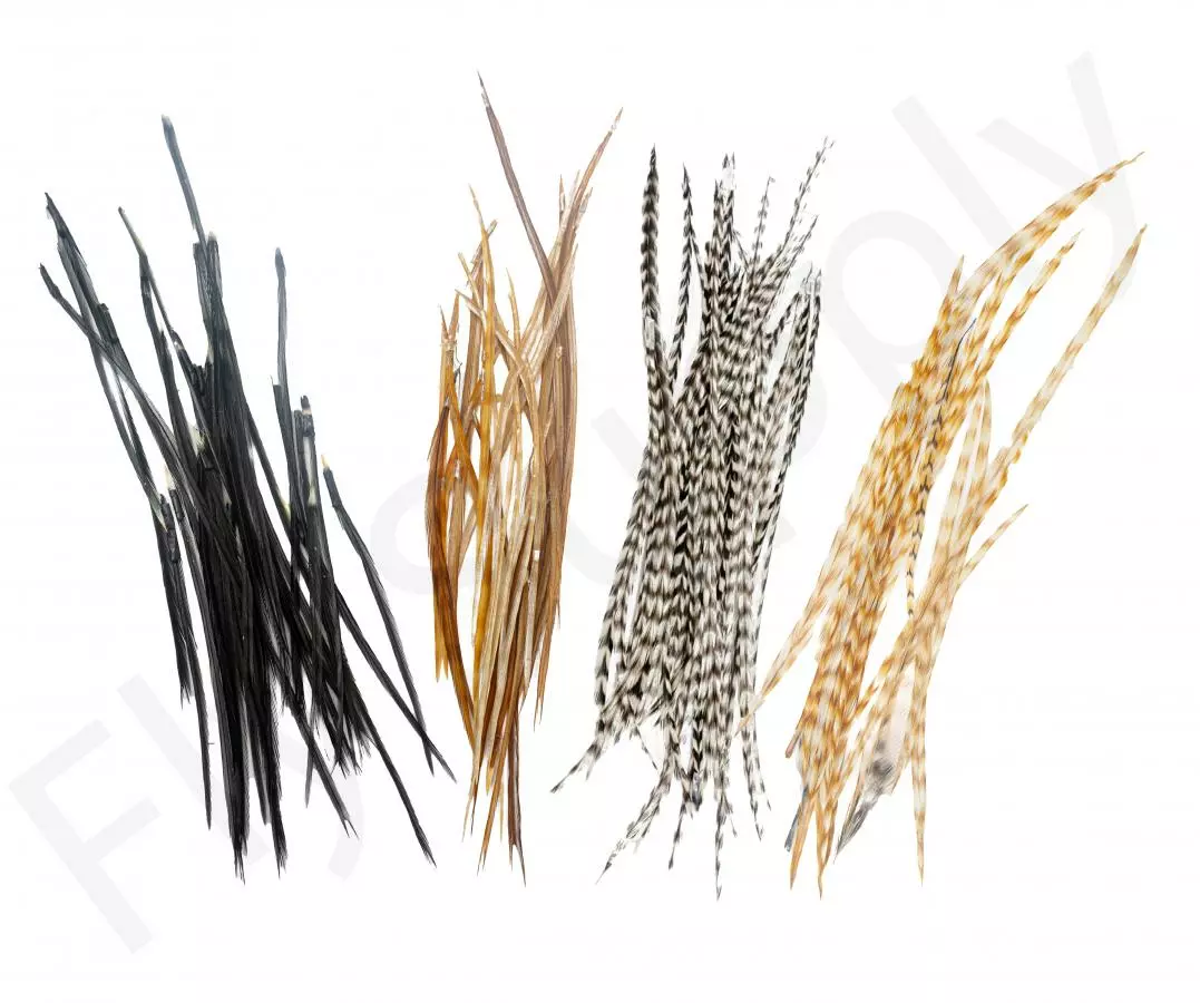 Dry Fly Saddles Select Short Feathers 3 Dry Fly Saddles Select Short Feathers