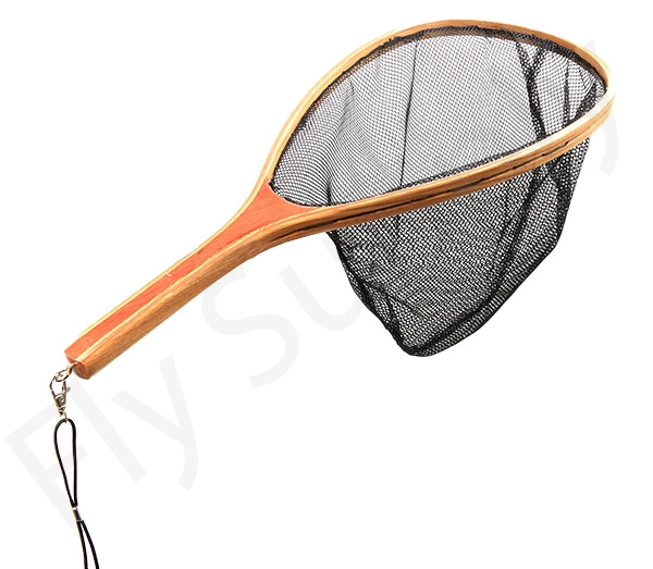 Euro Flies Deluxe Wooden Landing Net 3 Euro Flies Deluxe Wooden Landing Net