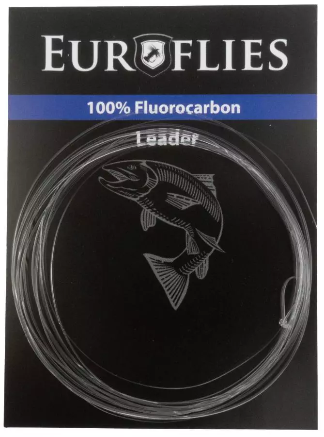 Euro Flies Fluorocarbon Tapered Leader 9ft 3 Euro Flies Fluorocarbon Tapered Leader 9ft