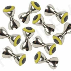 Euro Flies Heavyweight Brass Dumbbell Eyes 10pc -Rod Tubes Verkoopwinkel Euro Flies Heavyweight Brass Dumbbell Eyes 10pc EF BRASSDUMBEYE XXX heavyweight dumbbell eyes 10pc yel 2