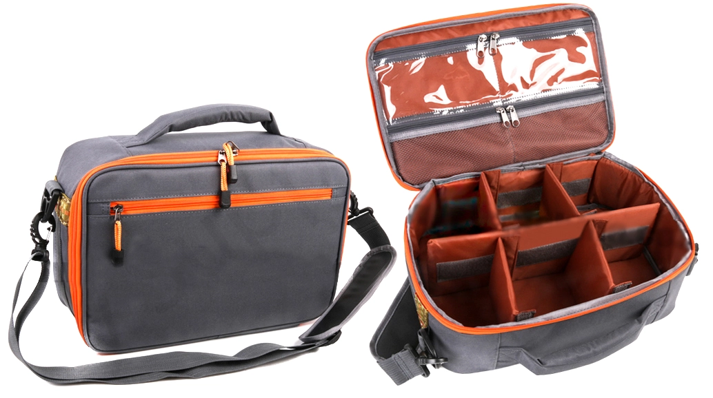 Euro Flies Reel & Gear Bag Grey 3 Euro Flies Reel & Gear Bag Grey