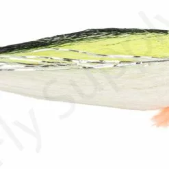 Euro Flies Saltwater Streamer Electric Yellow/White #2