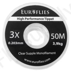 Euro Flies Supple Co-Polymer Tippet Spool 50mtr 16 Euro Flies Supple Co-Polymer Tippet Spool 50mtr -Rod Tubes Verkoopwinkel Euro Flies Supple Co Polymer Tippet Spool 50mtr EF SUP50TIPPET XX 3x