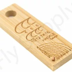 Euro Flies Wooden Hackle Gauge 5 Euro Flies Wooden Hackle Gauge -Rod Tubes Verkoopwinkel Euro Flies Wooden Hackle Gauge EF WHACKGAUGE dsc08094