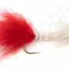 Euro Flies Wooly Bugger Red/White #8 -Rod Tubes Verkoopwinkel Euro Flies Wooly Bugger RedWhite 8 EF BUGGERRDWH 08 euro flies wooly bugger redwhite mix