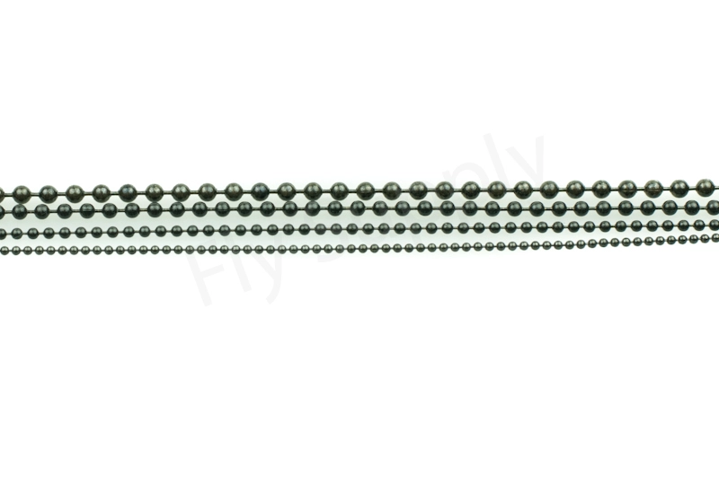 Bead Chain Eyes Black 3 Bead Chain Eyes Black