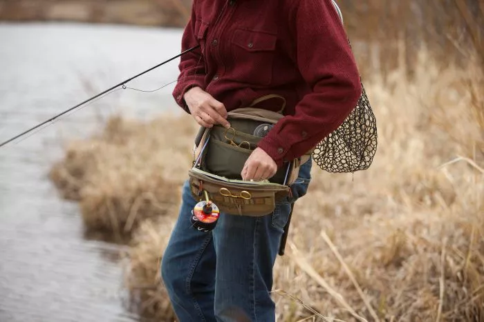 Fishpond Blue River Chest/Lumbar Pack Khaki/Sage Green 5 Fishpond Blue River Chest/Lumbar Pack Khaki/Sage Green - Afbeelding 3