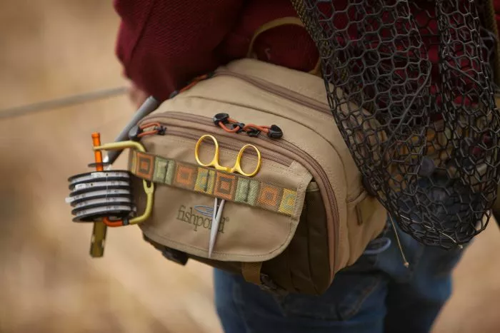 Fishpond Blue River Chest/Lumbar Pack Khaki/Sage Green 6 Fishpond Blue River Chest/Lumbar Pack Khaki/Sage Green - Afbeelding 4