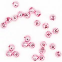 Fly Scene Tungsten Slotted Beads Metallic Pink 25pc