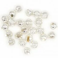 Fly Scene Tungsten Slotted Beads Silver 25pc