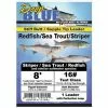 Frog Hair Deep Blue Seatrout/Seabass 8ft Leader