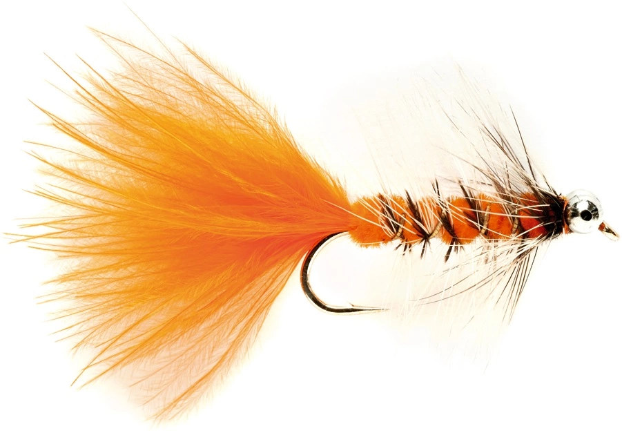 Fulling Mill Bead Eye Orange #8 3 Fulling Mill Bead Eye Orange #8