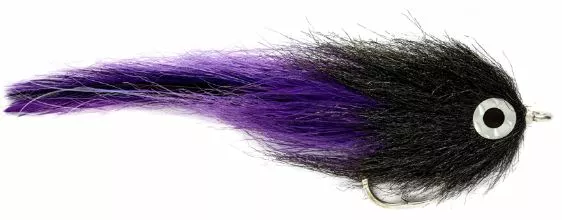 Fulling Mill Black & Purple Brushy #6/0 3 Fulling Mill Black & Purple Brushy #6/0
