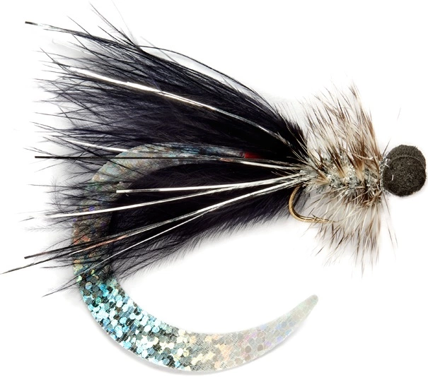 Fulling Mill Black Humungus Wiggle Tail Booby #6 3 Fulling Mill Black Humungus Wiggle Tail Booby #6