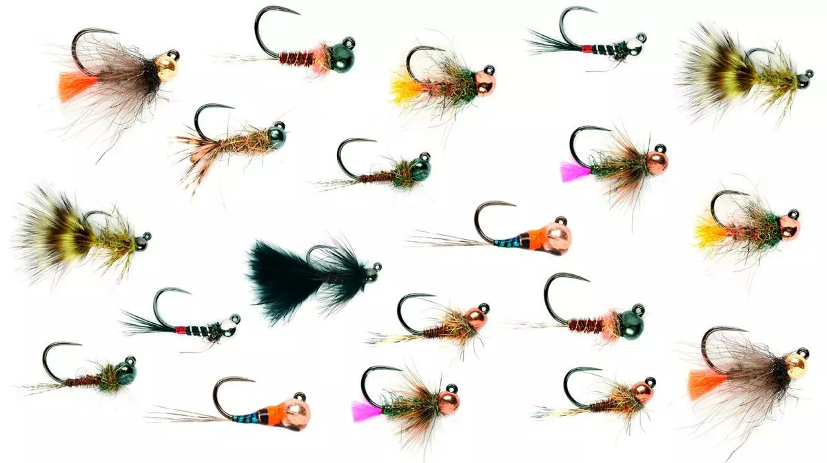 Fulling Mill Jig Nymph Set 20pc Barbless 3 Fulling Mill Jig Nymph Set 20pc Barbless
