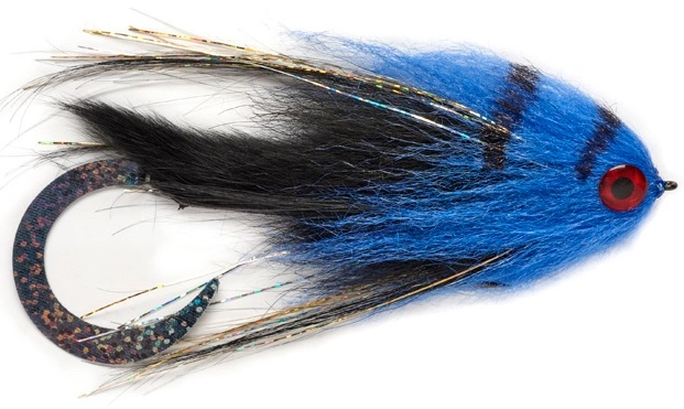 Fulling Mill Paolo’s Wiggle Tail Bunny Black & Blue #6/0 3 Fulling Mill Paolo’s Wiggle Tail Bunny Black & Blue #6/0