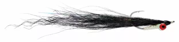 Fulling Mill Salty Clouser Black #2 3 Fulling Mill Salty Clouser Black #2