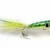 Fulling Mill Mylar Popper Charteuse White #1 -Rod Tubes Verkoopwinkel FullingMill Mylar Popper Chartreuse White
