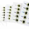 Funky Tab Eyes Mirage/Chartreuse 10pc 2 Funky Tab Eyes Mirage/Chartreuse 10pc -Rod Tubes Verkoopwinkel Funky Tab Eyes MirageChartreuse 10pc FNKY TE MC X dsc04604 bewerkt