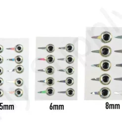 Funky Tab Eyes Mirage/White 10pc -Rod Tubes Verkoopwinkel Funky Tab Eyes MirageWhite 10pc FNKY TE MW X dsc046205 bewerkt nieuw