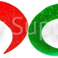 Glitter Wiggle Tails XL 4pc