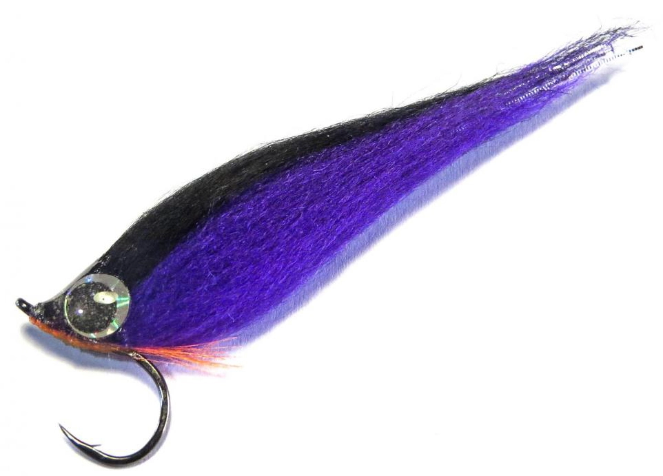 H2O Black & Purple #2 Polar Fibre Baitfish 3 H2O Black & Purple #2 Polar Fibre Baitfish