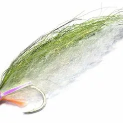 H2O Deadly Deceiver Olive & White #1/0