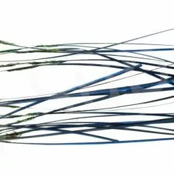 Hand Stripped Peacock Quills -Rod Tubes Verkoopwinkel Hand Stripped Peacock Quills FSTYING POLQUIL X blue