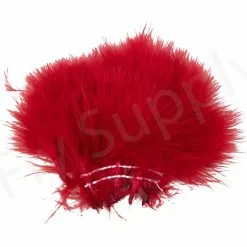 Hareline Blood Quill Marabou -Rod Tubes Verkoopwinkel Hareline Blood Quill Marabou HAREBQM X red