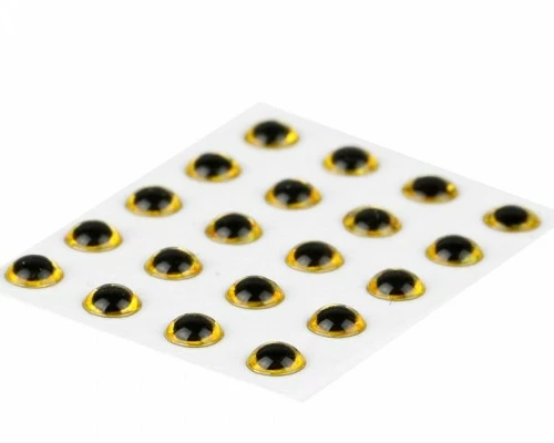 Epoxy Eyes Holographic Gold 20pc 5 Epoxy Eyes Holographic Gold 20pc - Afbeelding 3