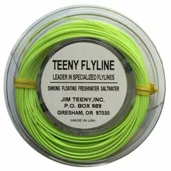 Jim Teeny Small Streamer Floating WF Chartreuse Fly Line