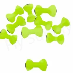 Painted Lead Eyes Chartreuse/Black -Rod Tubes Verkoopwinkel Painted Lead Eyes ChartreuseBlack 37 147XX medium 1