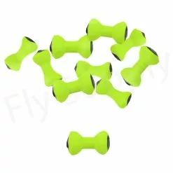 Painted Lead Eyes Chartreuse/Black -Rod Tubes Verkoopwinkel Painted Lead Eyes ChartreuseBlack 37 147XX x small 1