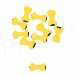 Painted Lead Eyes Yellow/Black 7 Painted Lead Eyes Yellow/Black -Rod Tubes Verkoopwinkel Painted Lead Eyes YellowBlack 37 127XX x small