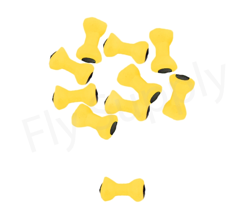 Painted Lead Eyes Yellow/Black 4 Painted Lead Eyes Yellow/Black - Afbeelding 2